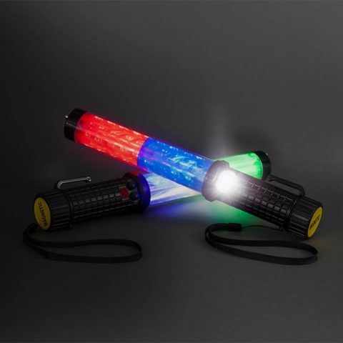 Rechargeable Traffic Baton / Flashlight / Alarm