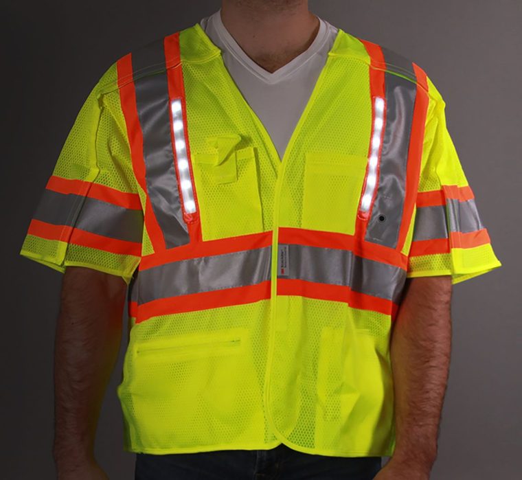 Hi Vis LED Safety Vest Class 3