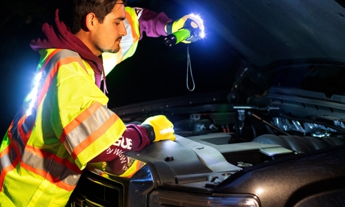 LED Traffic Safety Equipment Keeps Roadway Workers Safe With Enhanced Visibility