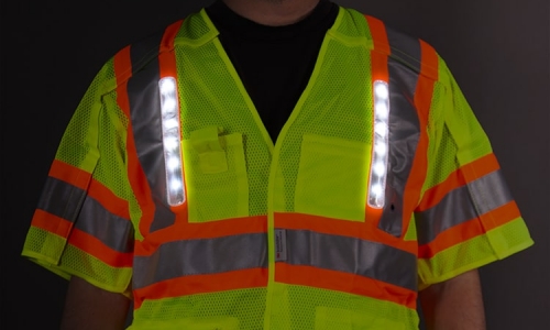 Reflective Safety Vests Provide Light in Shortening Daylight Hours