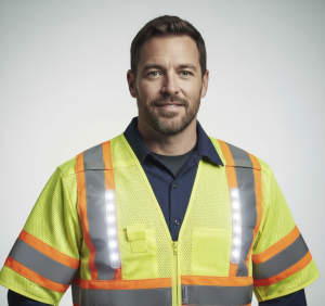 Hi Vis LED Safety Vest - Class 3