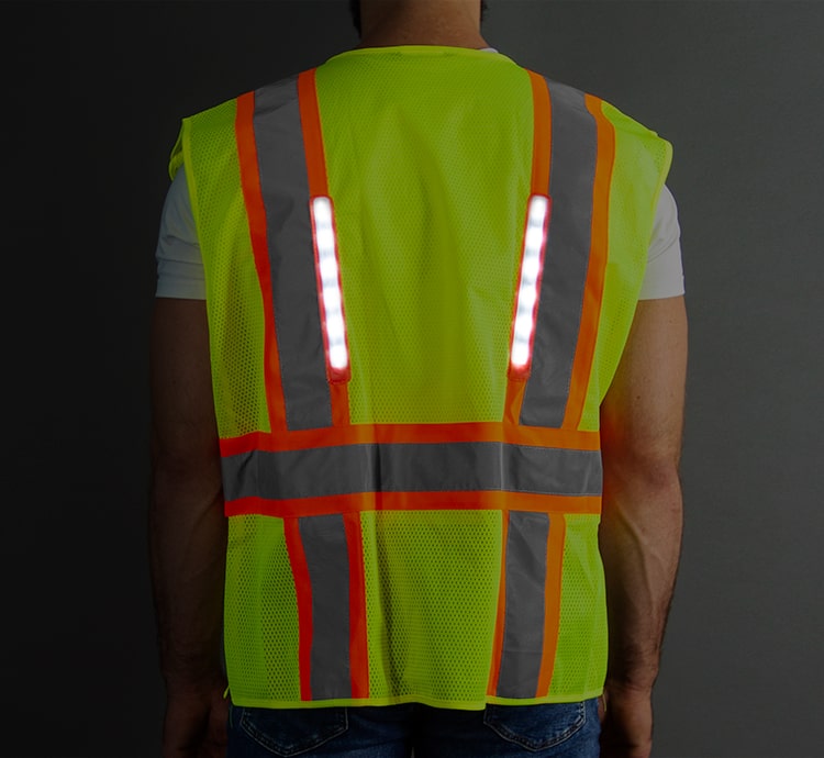 Lighted safety vest class 3 2025