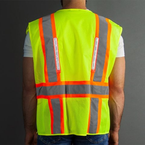 Hi Vis LED Mesh Break-Away Vest